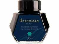 Waterman Füllertinte im Tintenfass | Harmonious Green | Tintenflacon mit 50 ml