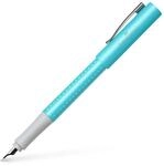 Faber-Castell 140989 - F&uuml;ller Grip Pearl Edition, Feder F, t&uuml;rkis, 1 St&uuml;ck