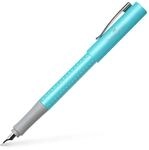 Faber-Castell 140986 - F&uuml;ller Grip Pearl Edition, Feder M, t&uuml;rkis, 1 St&uuml;ck