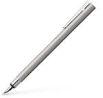 FABER-CASTELL 342103 - F&uuml;ller Neo Slim Edelstahl, Federbreite B, silber matt