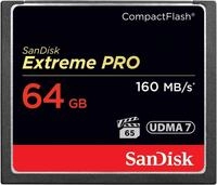 SANDISK Extreme Pro CompactFlash Speicherkarte 64GB (UDMA7, 4K-UHD- und