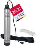 T.I.P. 30177 Tiefbrunnenpumpe Edelstahl AJ 4 Plus 95/40 (bis 5.500 l/h...