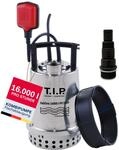 T.I.P. 2in1 Schmutzwasser Tauchpumpe - Salzwasserpumpe Edelstahl (16.000 l/h