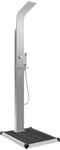 vidaXL Gartendusche mit Bodenelement WPC Edelstahl