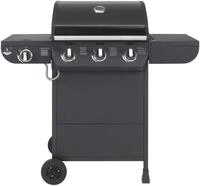 Gasgrill Columbus von EL Fuego&reg; 3 + 1 Brenner Grill Smoker Grillwagen BBQ,...