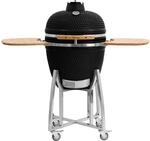 BBQ-Toro Kamado Grill Holzkohlegrill "KURO" &Oslash; 52 cm | Schwarz | Holzkohlegrill...