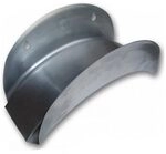 Bradas ECO-WF114 Wandschlauchhalter aus Metall, silber, 28 x 13 x 14 cm