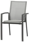 Siena Garden Velia Sessel, Grau, 58x56x87 cm