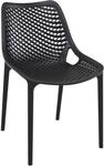 CLP XXL-Bistrostuhl Air Aus Kunststoff I Gartenstuhl Mit 44CM Sitzh&ouml;he I