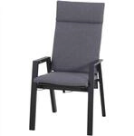 Siena Garden Valencia Dining Sessel, anthrazit/grau, Aluminium, 68 x 60 x 112 cm,