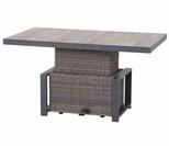 Siena Garden Lifttisch Corido matt-anthrazit/Charcoal Grey 130x75x47/71cm
