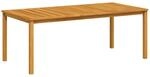 vidaXL Akazie Massiv Gartentisch 200x100cm Balkontisch Holztisch Tisch Esstisch