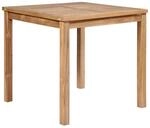 vidaXL Teak Gartentisch 80x80x77cm Esstisch Holztisch Terassentisch Esszimmer
