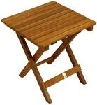 DEGAMO Beistelltisch MARA 38x38cm klappbar, Akazie ge&ouml;lt, FSC&reg;-Zertifiziert