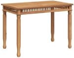 vidaXL Teak Massiv Garten Esstisch Witterungsbest&auml;ndig Gartentisch Holztisch