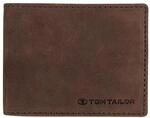 TOM TAILOR Ron Herren Geldb&ouml;rse Querformat RFID Leder Mittelgro&szlig; Braun