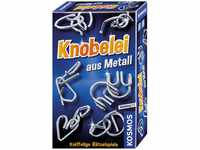 KOSMOS 711221 Knobelei aus Metall, Knifflige Rätselspiele und spannende