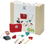 PlanToys&reg; Arztkoffer Kinder Holz | Doktor-Spielset mit Stethoskop & Tasche