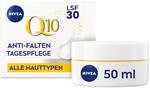 NIVEA Q10 Anti-Falten Power Straffende Tagespflege LSF 30 (50 ml), Gesichtspflege