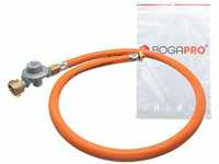 BOGAPRO Adapter-Schlauch mit Gasregler zum Nutzen Einer Gasflasche, inkl....