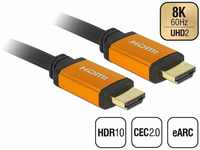Delock Hochwertiges 8K HDMI Kabel @60Hz 48 Gbps, 1,50 m Länge, Ultra HD2,...