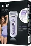 Braun Silk-epil 5-560 3-In-1 Kabelloser Elektrischer Rasierer, Trimmer- und