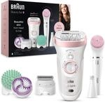 Braun Silk-&eacute;pil 9 Beauty-Set, Epilierer Damen / Haarentferner, FaceSpa