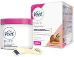 Veet Pure Zuckerpaste mit Argan&ouml;l - Sugaring Paste f&uuml;r die Haarentfernung an