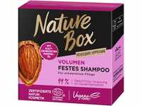 Nature Box festes Shampoo Volumen (85 g), Volumen-Shampoo mit Mandel-Öl für