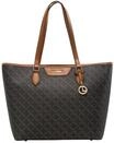 L.CREDI Handtasche Filiberta mit Label-Applikationen