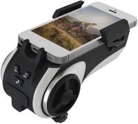 Fischer Fahrrad-Multimedia-Smartphone Halterung mit Bluetooth zum telefonieren...