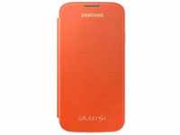 Samsung Original EF-FI950BOEGWW Flip Cover (kompatibel mit Galaxy S4) in orange