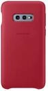 Leather Cover f&uuml;r Galaxy S10 Rot