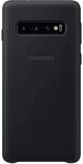Silicone Cover f&uuml;r Galaxy S10 Schwarz