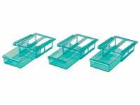 GOURMETmaxx Klemm-Schublade 3er-Set | Ideale Kühlschrankbox zur Aufbewahrung...