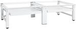 vidaXL Untergestell f&uuml;r Waschmaschinen Trockner mit Ausziehablagen...