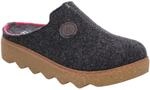 Rohde Damen Hausschuhe Pantoffeln Softfilz Foggia 6120, Gr&ouml;&szlig;e:37 EU, Farbe:Grau