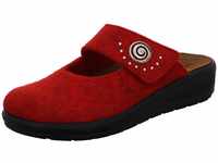 Rohde Damen Hausschuhe Pantoffeln Softfilz Catania 6169, Größe:41 EU, Farbe:Rot