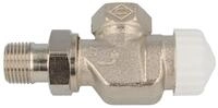 TA Heimeier Thermostat Ventilunterteil V-exakt IIAxial, Rotguss vernickelt 1/2 Zoll,
