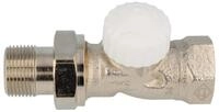 TA Heimeier Thermostat-Unterteil V-exakt II RG vernickelt Durchgang 3/4 Zoll kvs