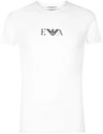 Emporio Armani Herren Essential Monogram 2-pack With Crew Neck T-Shirts, 04710 White,