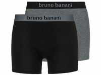 bruno banani - Flowing - Short - 2er Pack (4 Schwarz / Grau Melange)