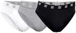 CR7 CRISTIANO RONALDO Herren Slip Unterhose Basic Brief 3-Pack, 1x Wei&szlig; + 1x Schwarz