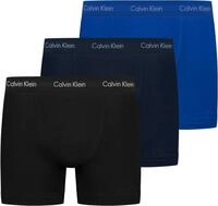 Calvin Klein Herren 3er Pack Boxershorts Trunks Unterw&auml;sche, Mehrfarbig