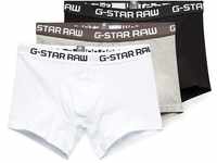 G-STAR RAW Herren Classic Trunks 3-Pack, Mehrfarben (black/grey htr/white