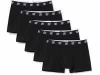 CR7 Herren Cotton Trunk Boxershorts, 5er Pack, Black, XL