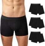 Snocks Boxershorts Herren Ohne Logo aus Bio-Baumwolle (6er Pack) - Atmungsaktiv und