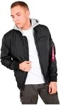 Alpha Industries MA-1 TT Hood Bomberjacke f&uuml;r Herren Black
