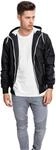 Urban Classics Herren Contrast Windrunner Jacke, Blk/Wht, 4XL