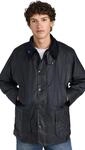 Barbour Herren Parka Jacke Bedale Wax Jacket MWX0018NY91, Einfarbig, Gr. XX-Large